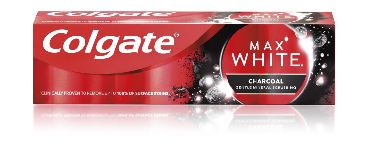 Colgate Max White Charcoal package