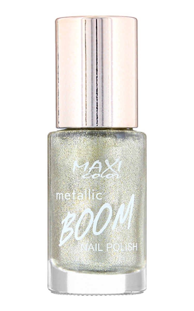 MAXI COLOR MAXI COLOR Metalic Boom лак для ногтей, 01, 10мл X