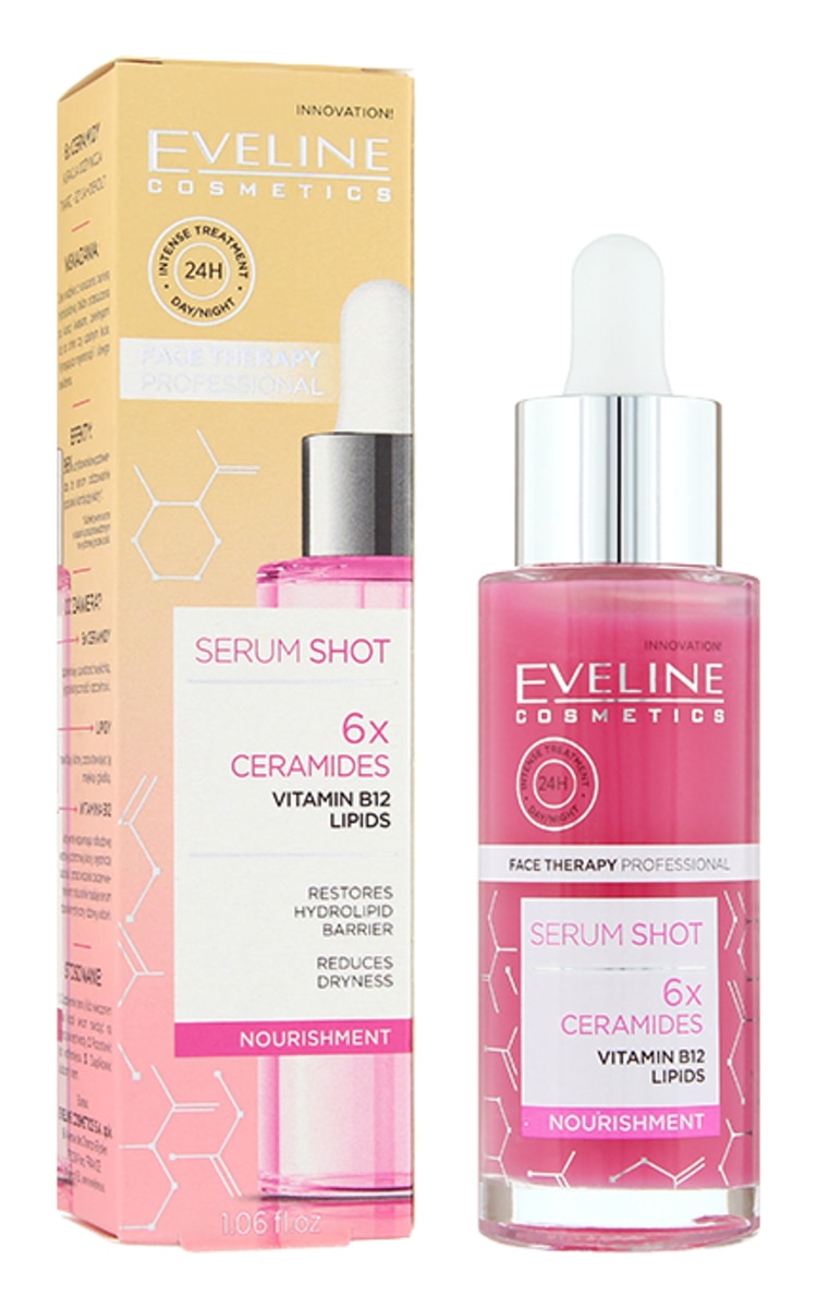 EVELINE EVELINE Serum Shot 6x Ceramides barojoša sejas procedūra, 30мл