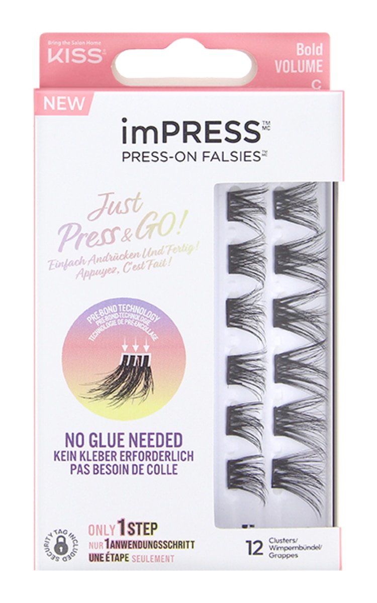 KISS KISS imPress Press-On Falsies набор накладных ресниц, 12шт