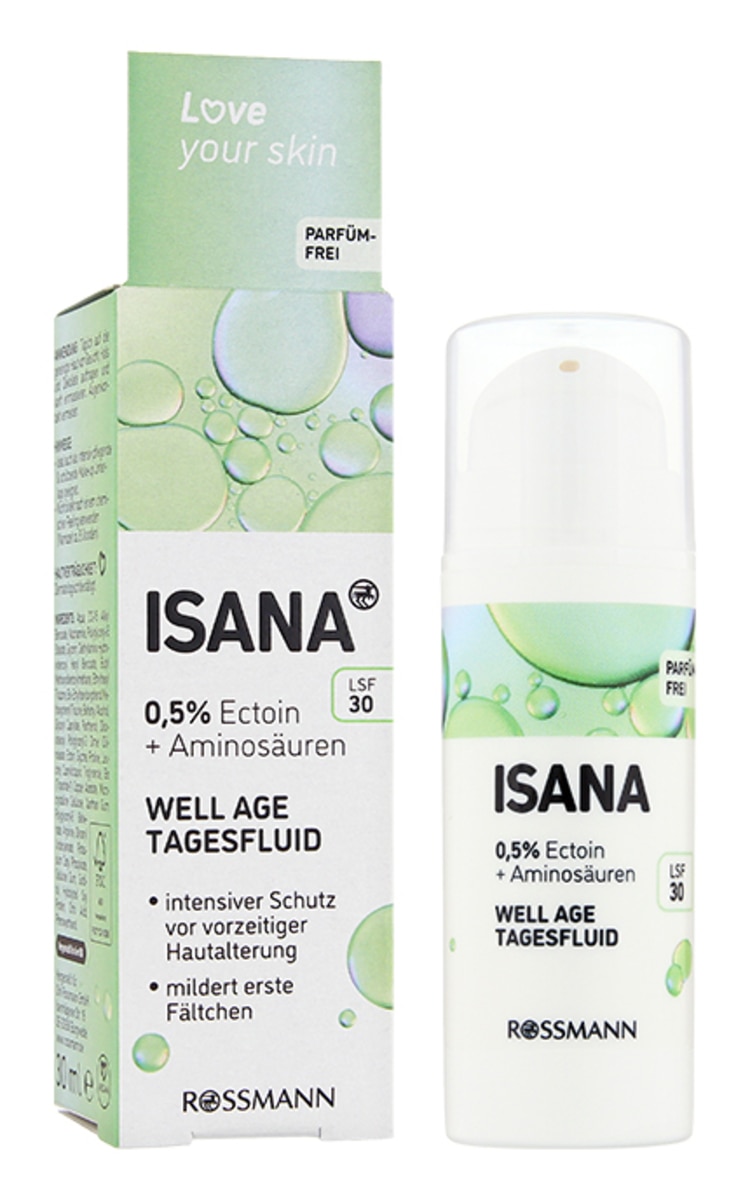 ISANA ISANA Slow Age dienas fluīds ar SPF30, 30ml 30 ml