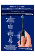 ORAL-B iO2, Night Black elektriskā zobu birste + ceļojumu futrālis, 1 gab.