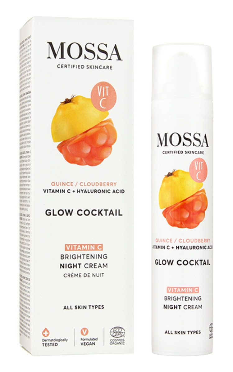 MOSSA MOSSA Glow Cocktail Vitamin C mirdzumu atjaunojošs nakts krēms, 50ml 50 ml