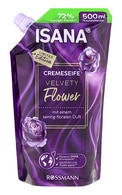 ISANA Velvety Flower šķidrās ziepes, rezerve, 500ml