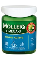  MOLLER undefined MOLLER Omega-3 Magne Active, 90 kapsulas  