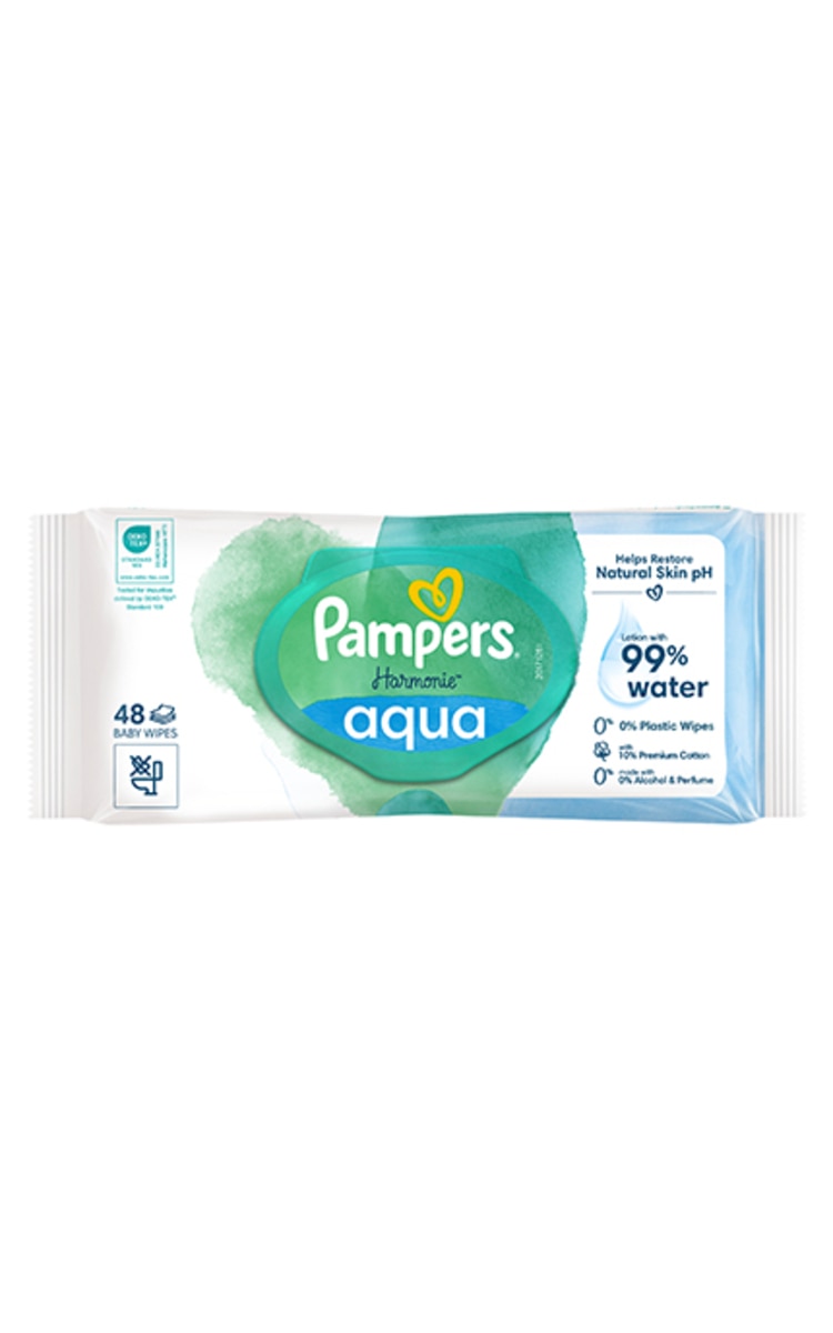 PAMPERS PAMPERS Aqua Harmonie влажные салфетки, 48шт. 48 шт