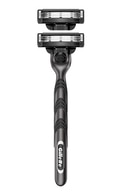 GILLETTE Mach3 Charcoal skūšanās aparāts vīriešiem + 2 kasetnes