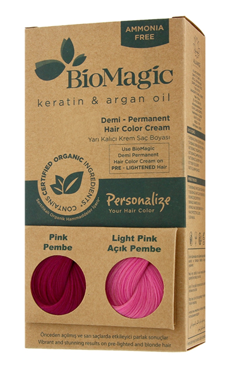 BIOMAGIC BIOMAGIC Стойкая краска для волос, Personalize Pink/Light Pink 1 шт