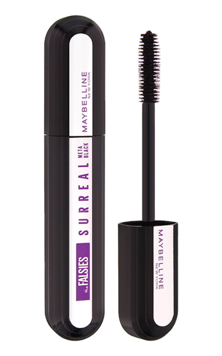 MAYBELLINE MAYBELLINE Falsies Surreal skropstu tuša, Meta Black, 10ml Ultra Black