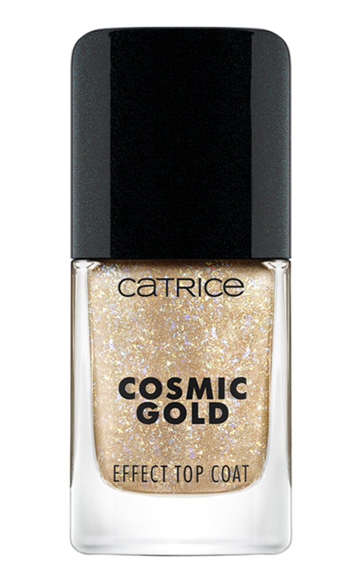 CATRICE CATRICE Cosmic Gold Effect Top Coat virskārta nagiem, 10.5ml 10,5 ml