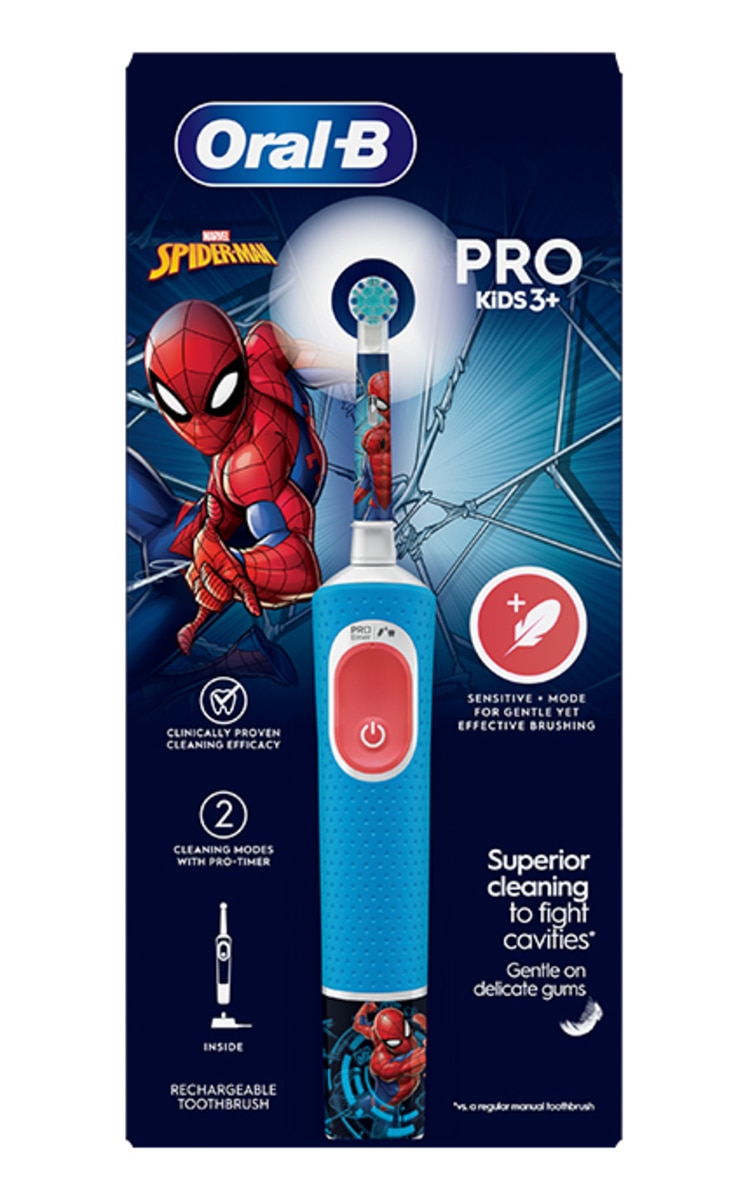 ORAL B ORAL-B Marvel Spider-Man электрическая зубная щётка для детей 1 шт