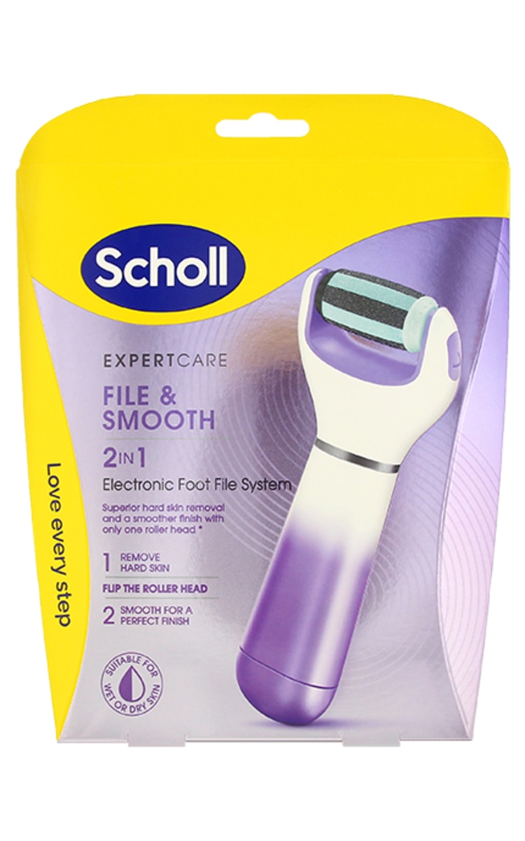 SCHOLL SCHOLL File&Smooth 2in1 elektroniskā pēdu vīle ar rullīti 1 gab.