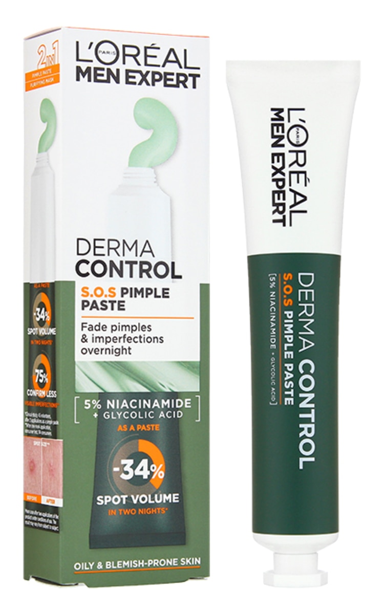 L`OREAL MEN EXPERT L`OREAL MEN EXPERT Derma Control паста против прыщей и несовершенств кожи, 45мл