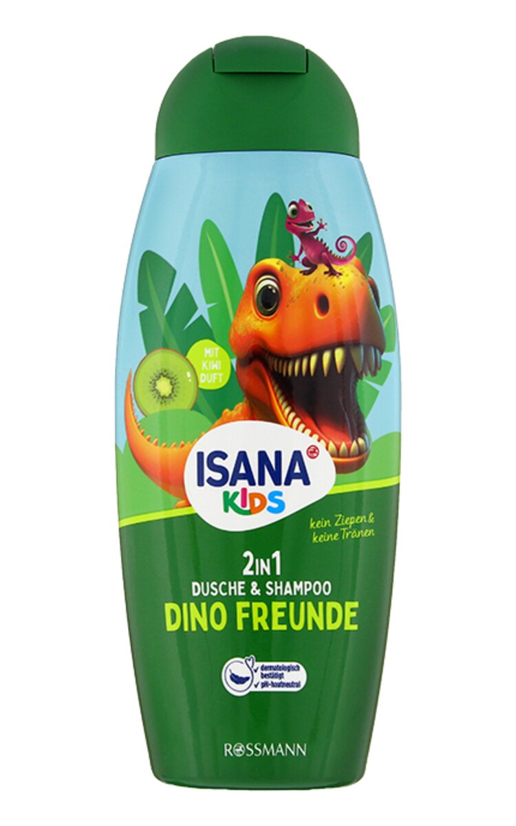 ISANA KIDS ISANA KIDS Dino Draugi 2in1 dušas želeja-šampūns bērniem, 300ml 300 ml