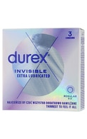 DUREX Invisible Extra Thin prezervatīvi, 3gab.