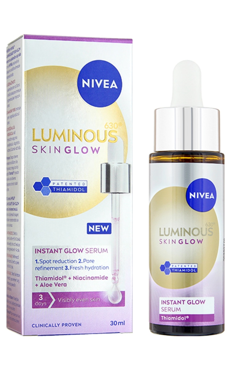 NIVEA VISAGE NIVEA Luminous630® Skin Glow mirdzumu piešķirošs serums, 30ml