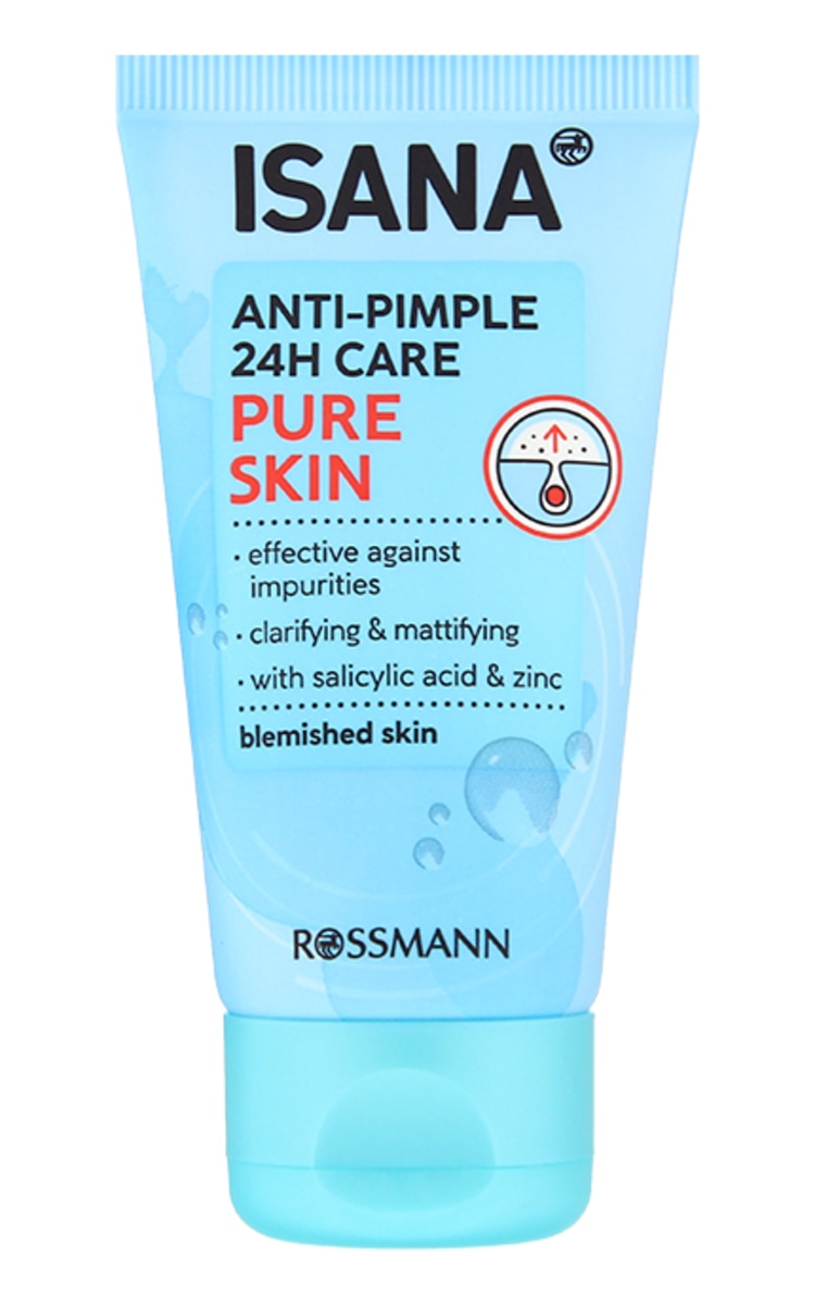 ISANA ISANA Pure Skin dienas krēms taukainai sejas ādai, 50ml 50 ml