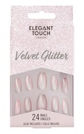 ELEGANT TOUCH Velvet Glitter комплект накладных ногтей, 24шт.