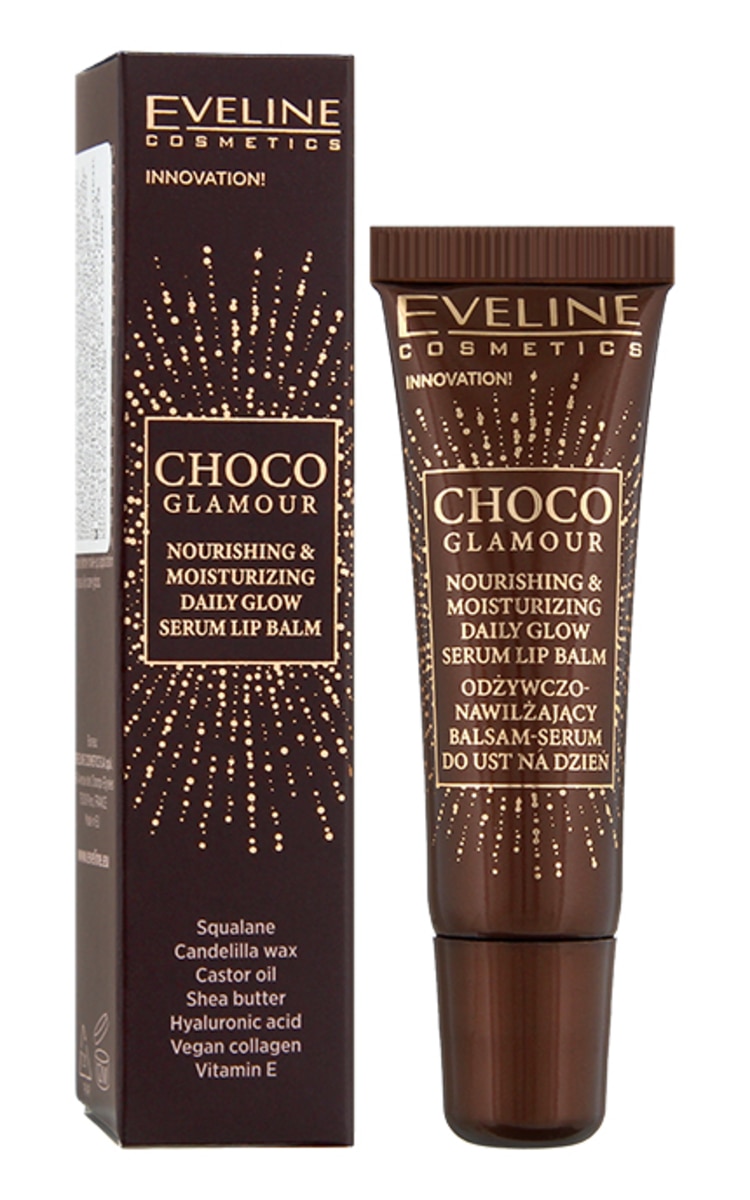 EVELINE EVELINE Choco Glamour бальзам-серум для губ, 12мл