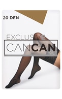 CANCAN Exclusive 20den кружевные чулки, Beige, размер 2