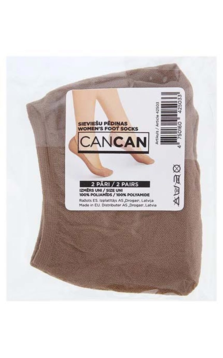CANCAN Sieviešu pēdiņas, 2 pāri
