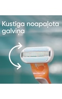GILLETTE Venus Riviera vienreizējie sieviešu skuvekļi, 3gab.