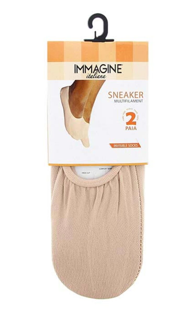 IMMAGINE IMMAGINE Sneaker Multifilament sieviešu pēdiņas, 35-38 Nature, 2 pāri Nature