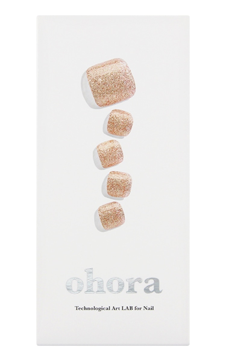 OHORA OHORA Semi Cured Gel Pedicure Strips (P Diamant) набор гелевых наклеек для педикюра, 32 наклеек