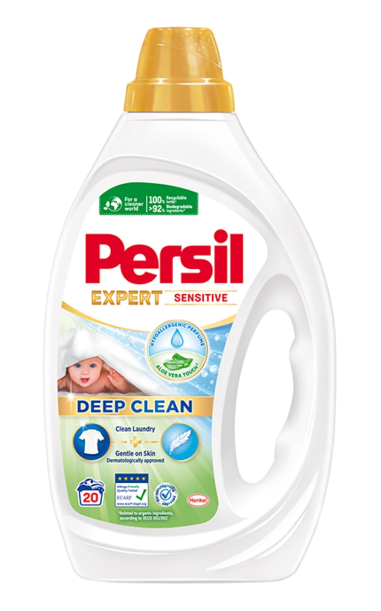 PERSIL PERSIL Expert Sensitive Gel Deep Clean гель для стирки белья, 990мл 990 мл