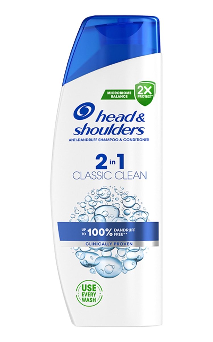 HEAD&SHOULDERS HEAD&SHOULDERS Classic Clean 2in1 šampūns pret blaugznām, 250ml 250 ml