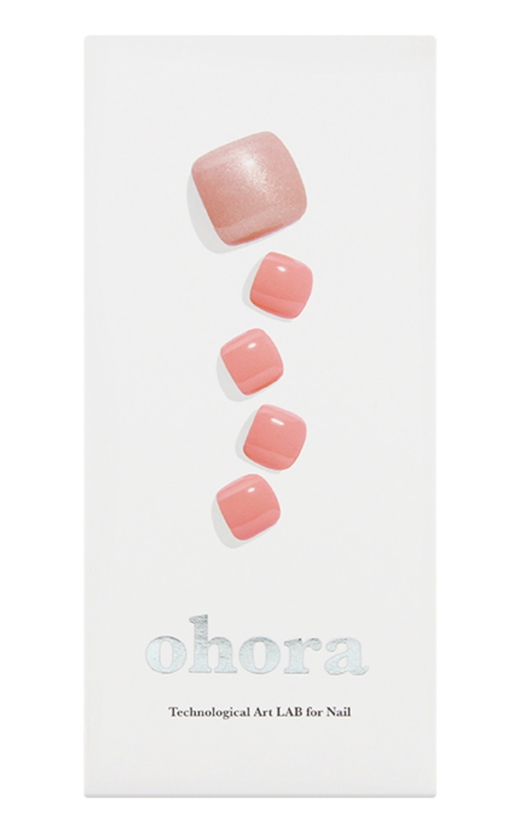 OHORA OHORA Semi Cured Gel Pedicure Strips (P Romantique) набор гелевых наклеек для педикюра, 32 наклеек