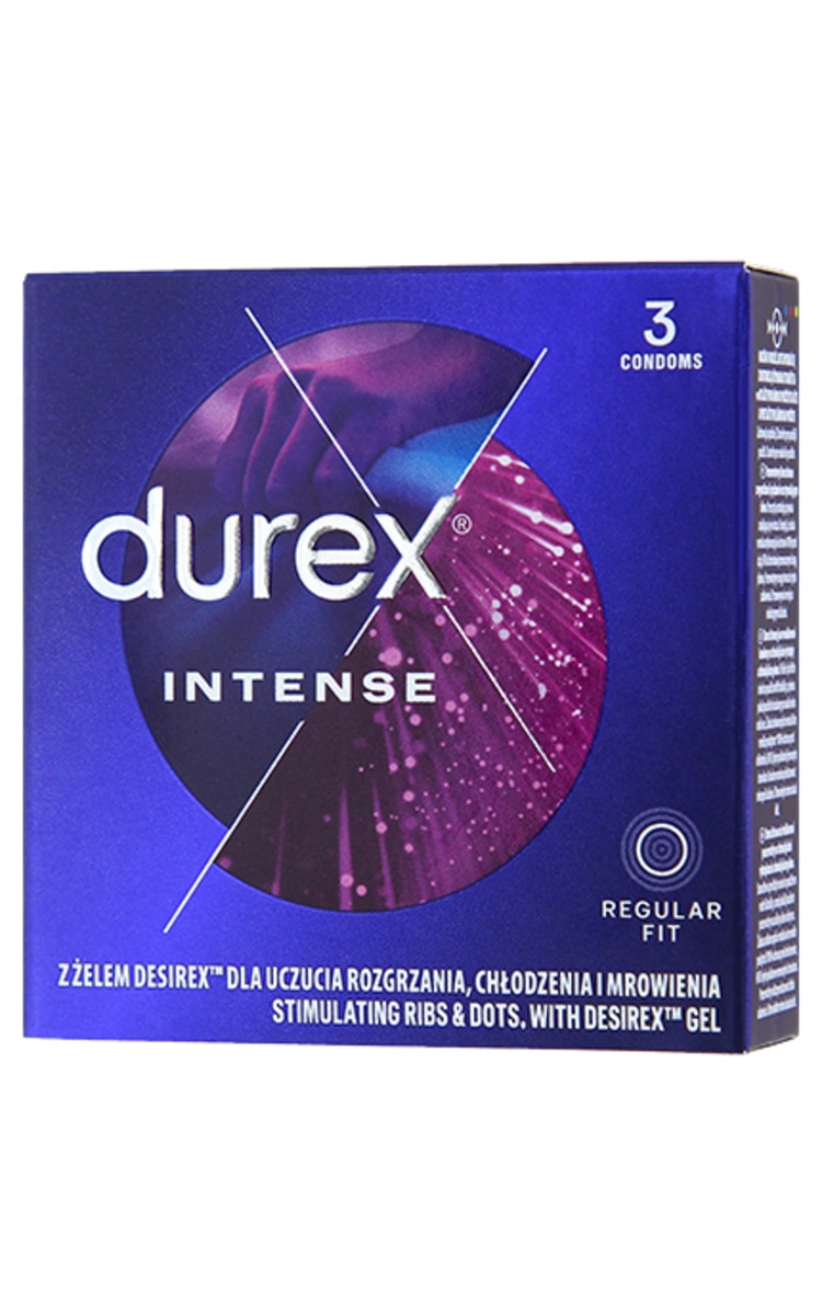 DUREX DUREX Intense stimulējoši prezervatīvi, 3gab. 3 gab.