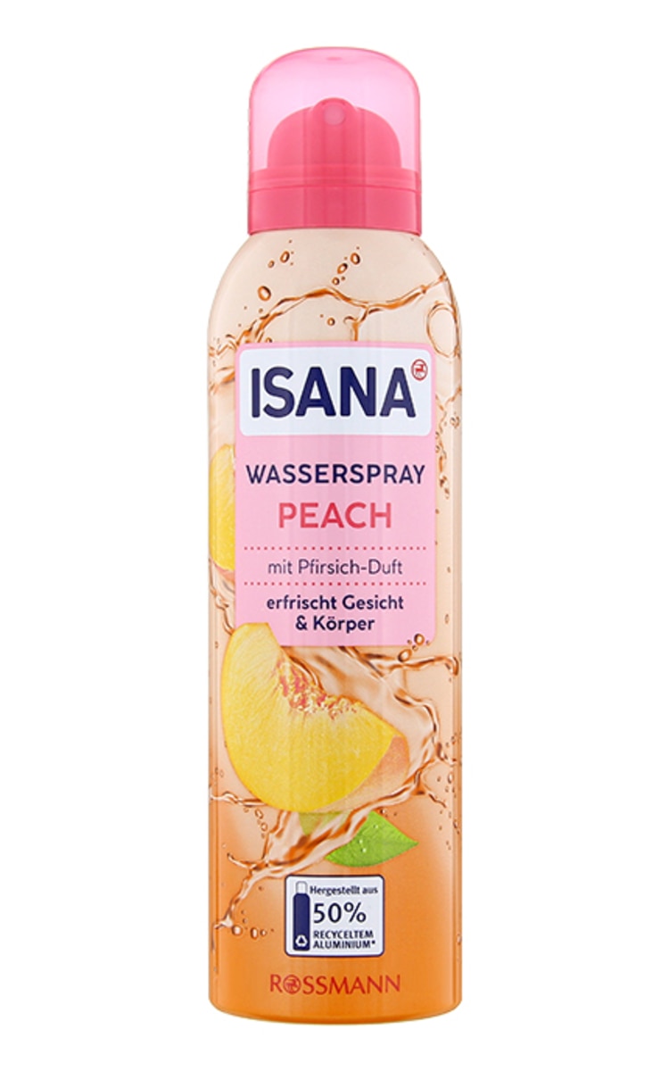 ISANA ISANA Peach Spray atsvaidzinātājs sejai un ķermenim, 150ml 150 ml