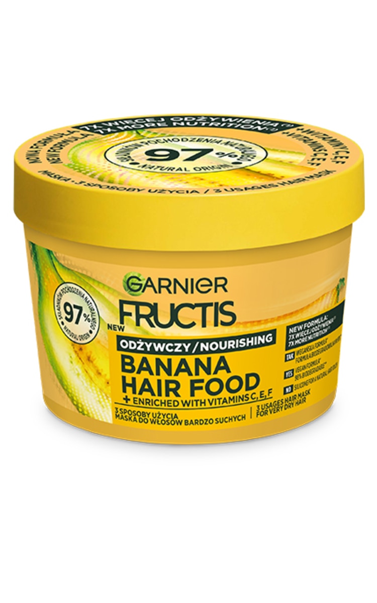 FRUCTIS FRUCTIS Banana Hair Food maska sausiem matiem, 400ml 400 ml