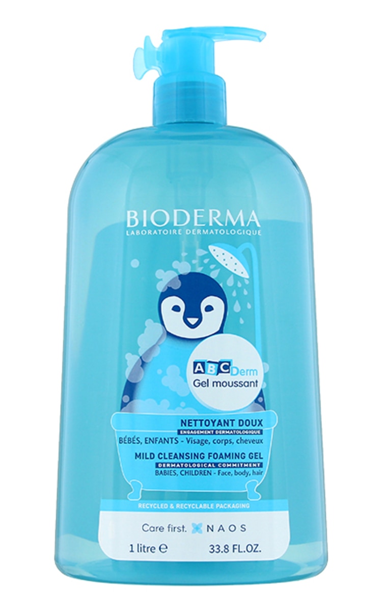 BIODERMA BIODERMA ABC Derm attīrošs gels bērniem, 1l