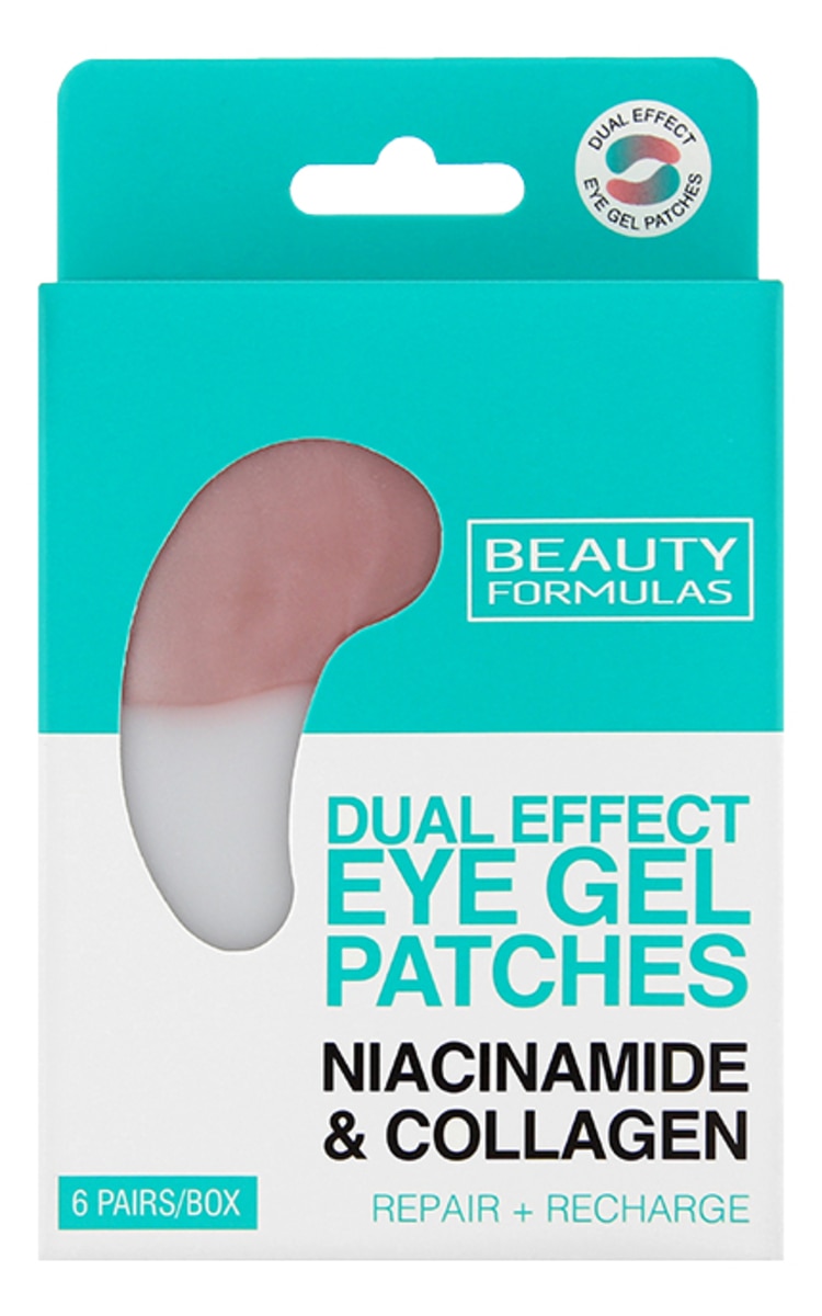 BEAUTY FORMULAS BEAUTY FORMULAS Niacinamide&Collagen маска для зоны под глазами, 12шт. (6 пар)