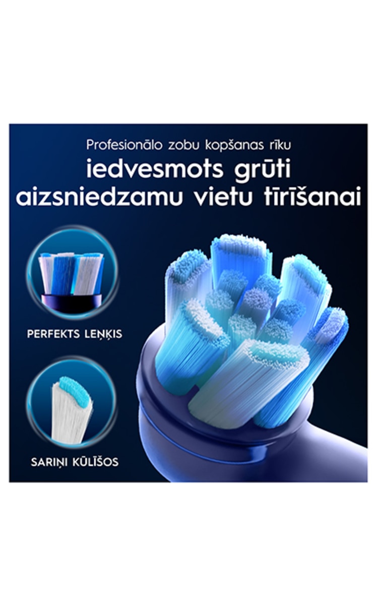 ORAL B ORAL-B iO Ultimate Clean, White, elektriskās zobu birstes uzgalis, 4gab.