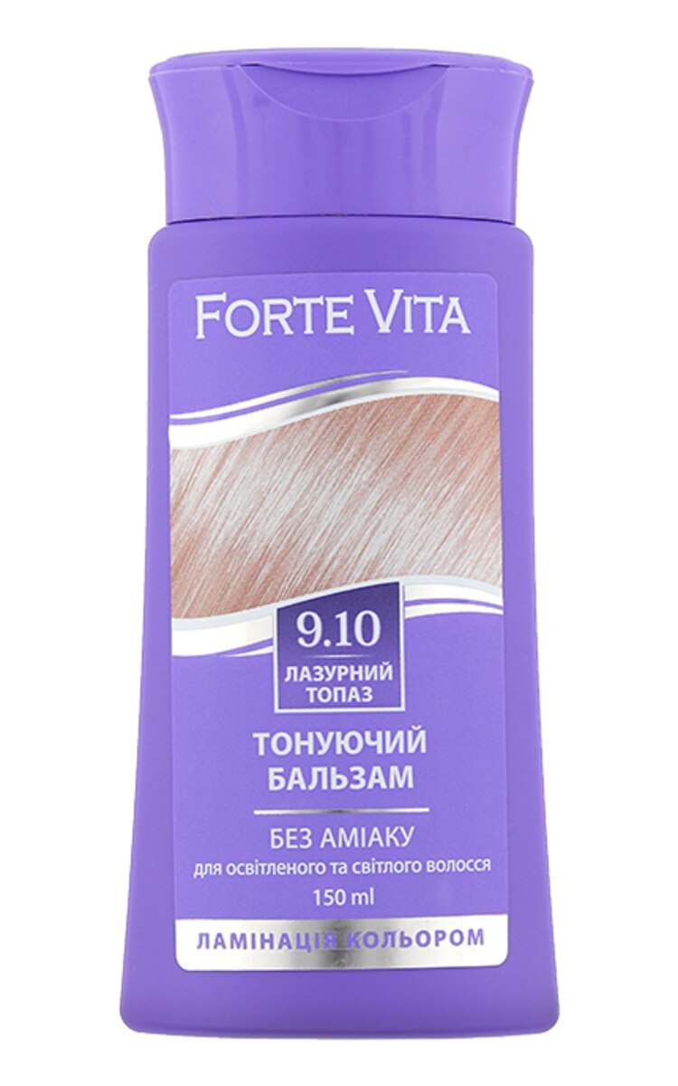 FORTE VITA Tonējošais balzams matiem, 9.10 Debeszilais topāzs, 150ml