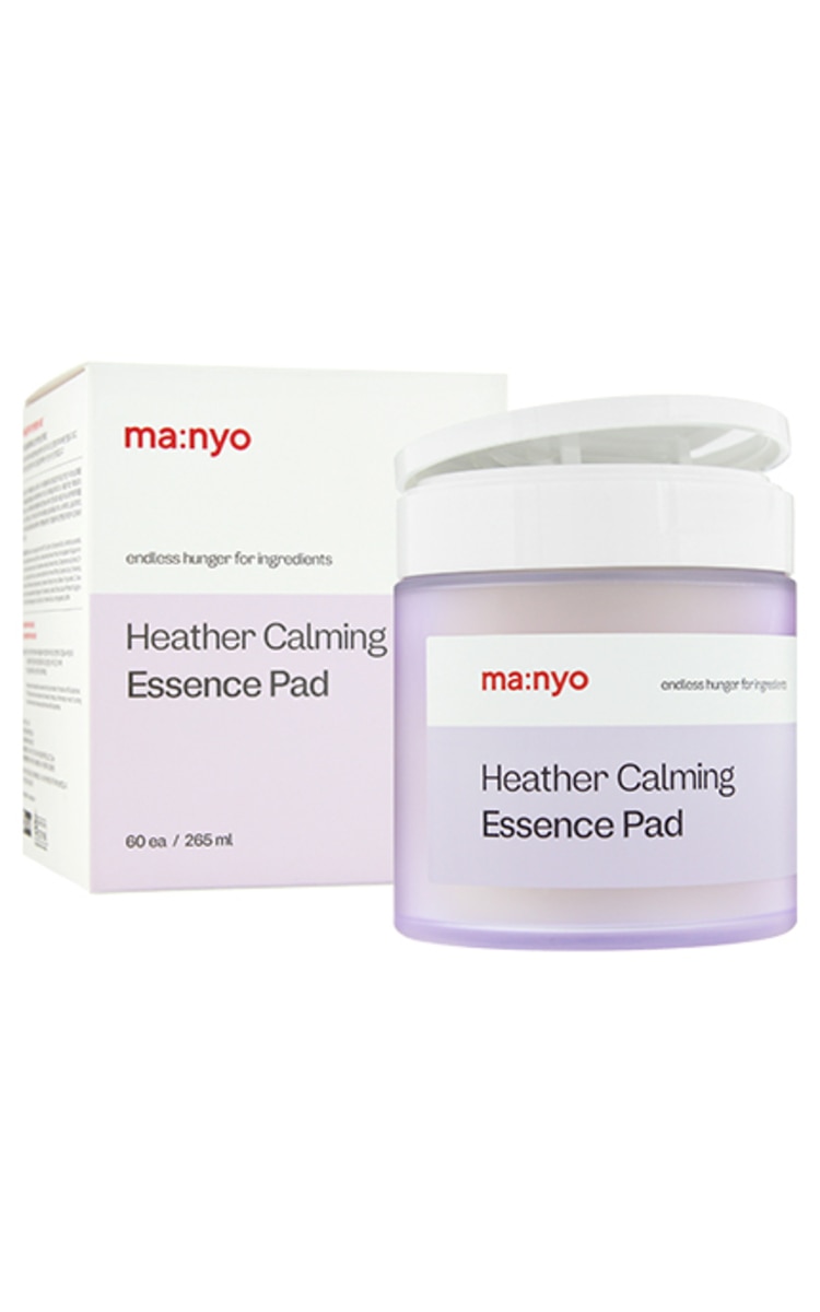 MANYO MANYO Heather Calming Essence Pad nomierinošās esences spilventiņi, 265ml, 60pcs 265 ml