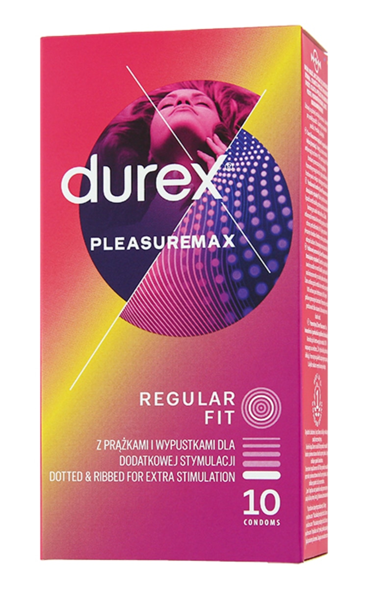 DUREX DUREX Pleasuremax prezervatīvi, 10gab.