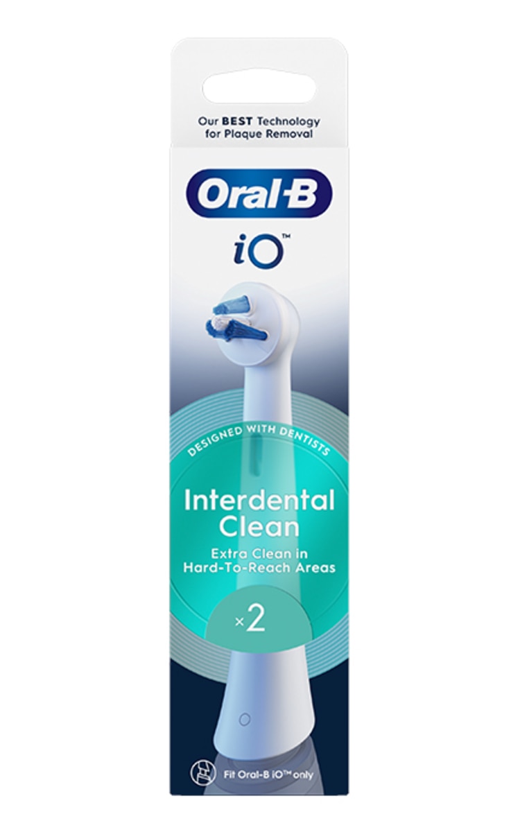 ORAL B ORAL-B iO Interdental Clean, White, насадка для электрической зубной щетки, 2шт.