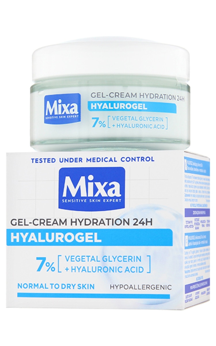 MIXA MIXA Hyalurogel Light intensīvi mitrinošs želejkrēms, 50ml 50 ml