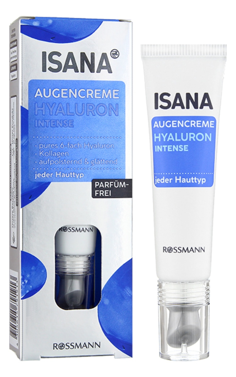 ISANA ISANA Hyaluron Intense mitrinošs krēms ādai ap acīm, 15ml 15 ml