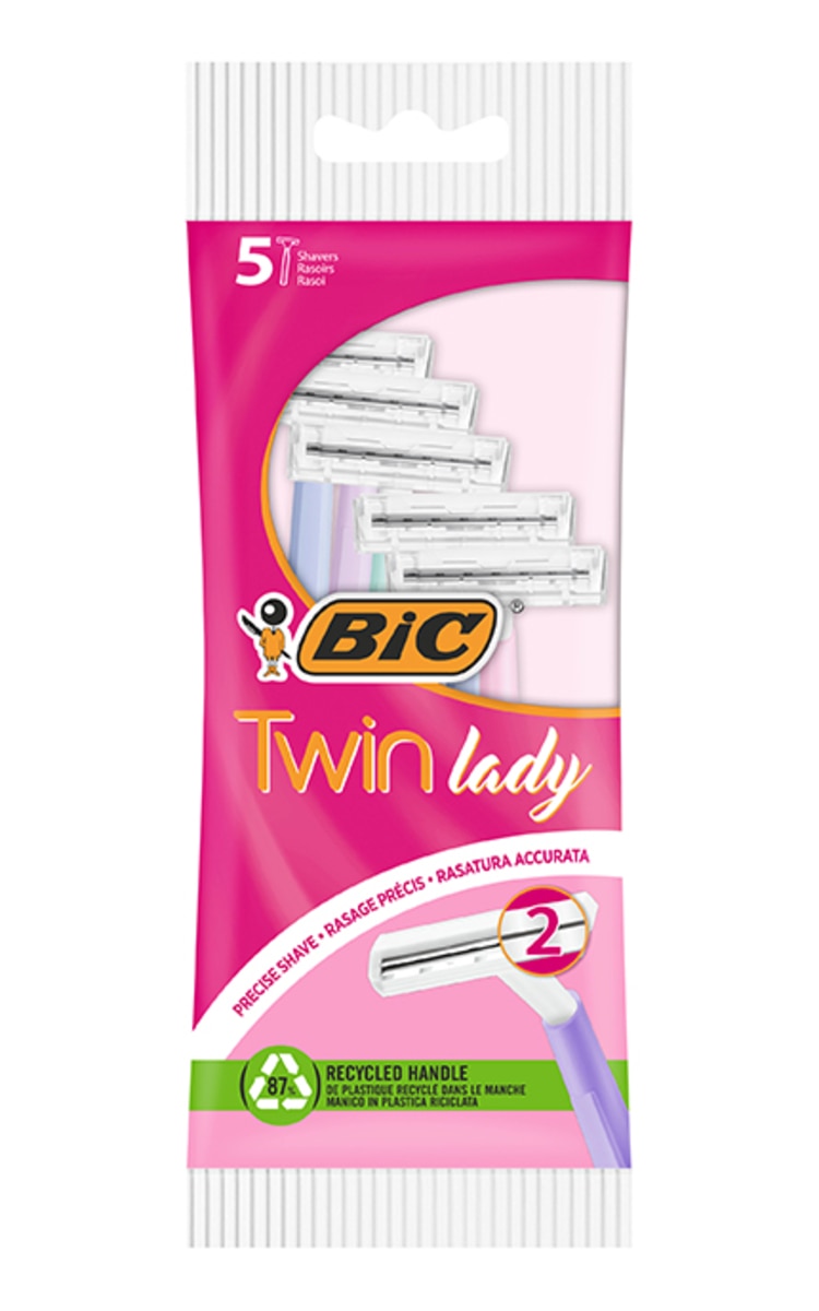 BIC BIC Twin Lady одноразовые женские бритвенные станки, 5шт. 5 шт