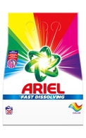 ARIEL Fast Dissolving Color veļas pulveris, 1100g