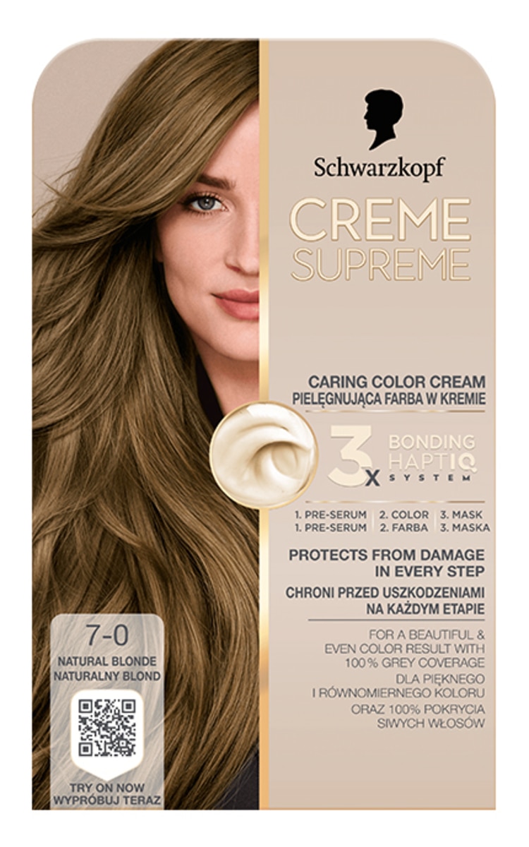 CRÈME SUPREME краска для волос, 7-0 Natural Blonde