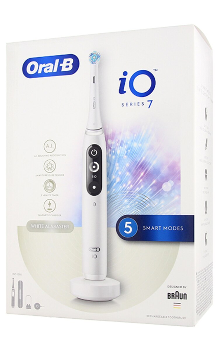 ORAL B ORAL-B iO Series 7 White Alabaster elektriskā zobu birste 1 gab.