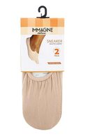 IMMAGINE Sneaker Multifilament sieviešu pēdiņas, 35-38 Nature, 2 pāri