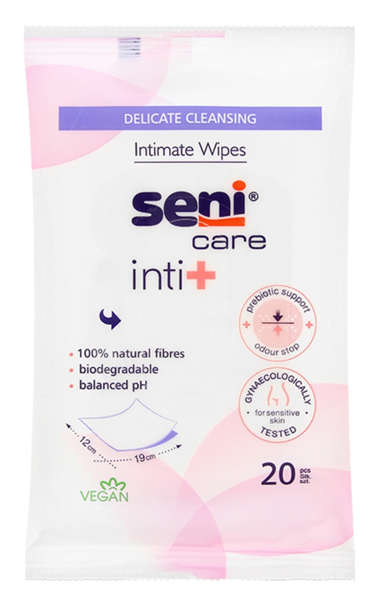 ПОДАРОК SENI Care Inti+ салфетки для интимной гигиены, 20 шт. 20 шт