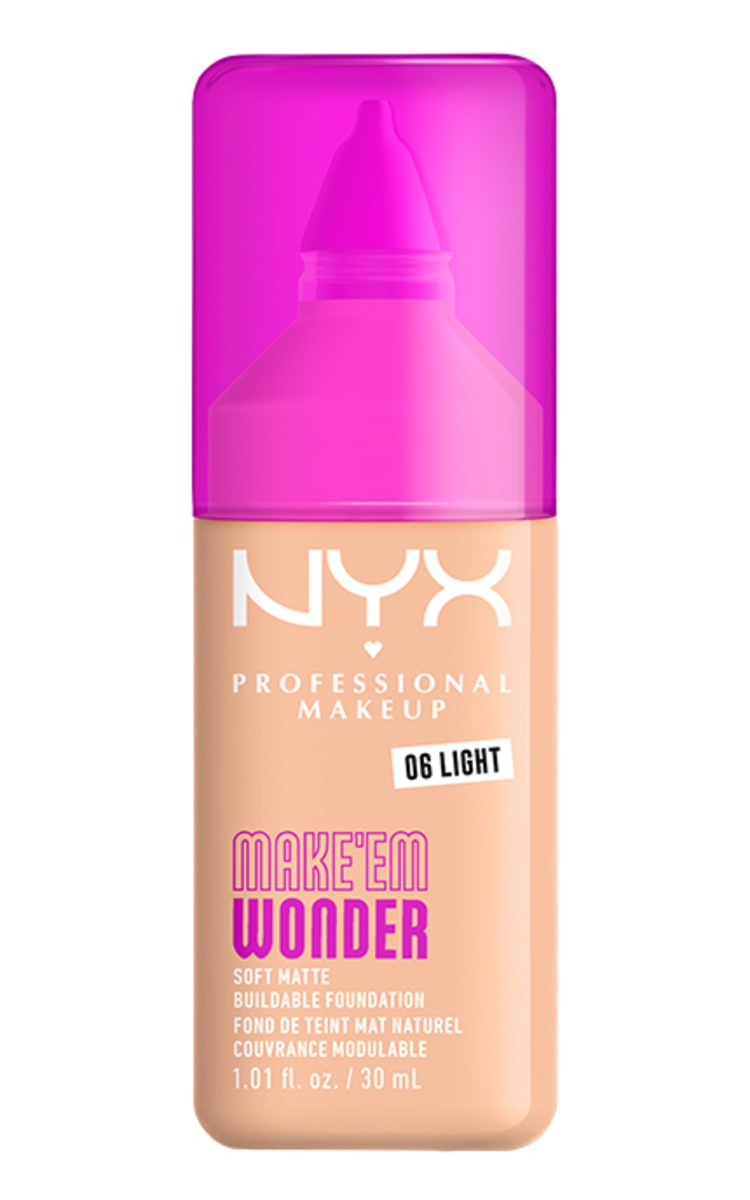 NYX PROFESSIONAL MAKEUP  NYX PROFESSIONAL MAKEUP Make'em Wonder tonālais krēms, 30ml  NYX PROFESSIONAL MAKEUP Make'em Wonder tonālais krēms, 30ml